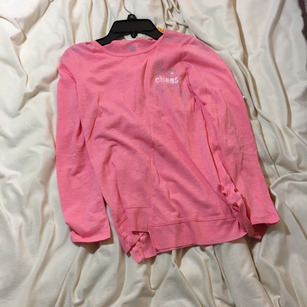 Pink Long Sleeved Tee